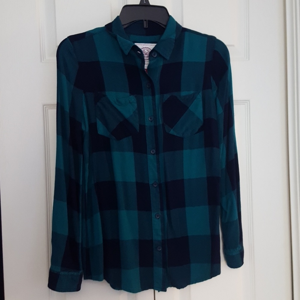 black and green flannel